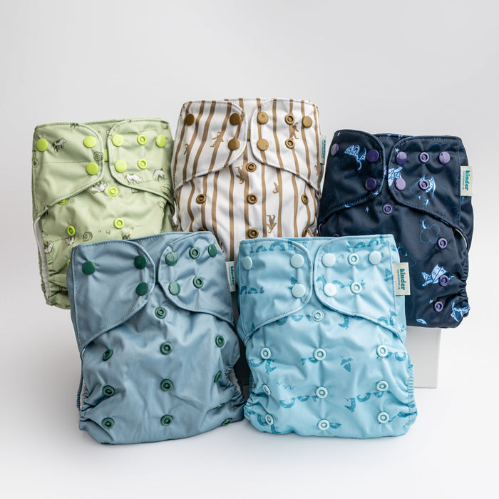 Fantasy: Essentials Pocket Cloth Diaper with Athletic Wicking Jersey, Grows with your Baby