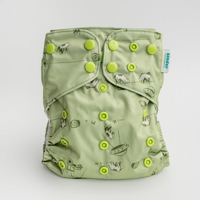Fantasy: Essentials Pocket Cloth Diaper with Athletic Wicking Jersey, Grows with your Baby