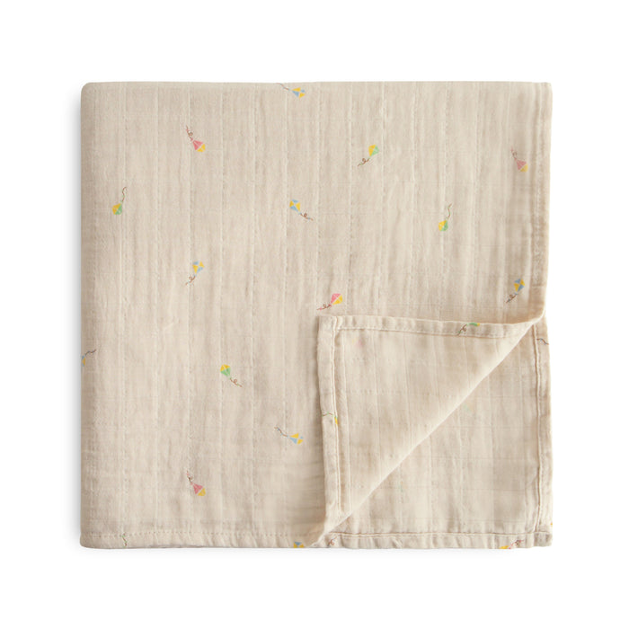 Organic Cotton Muslin Swaddle Blanket - Nature Baby Outfitter