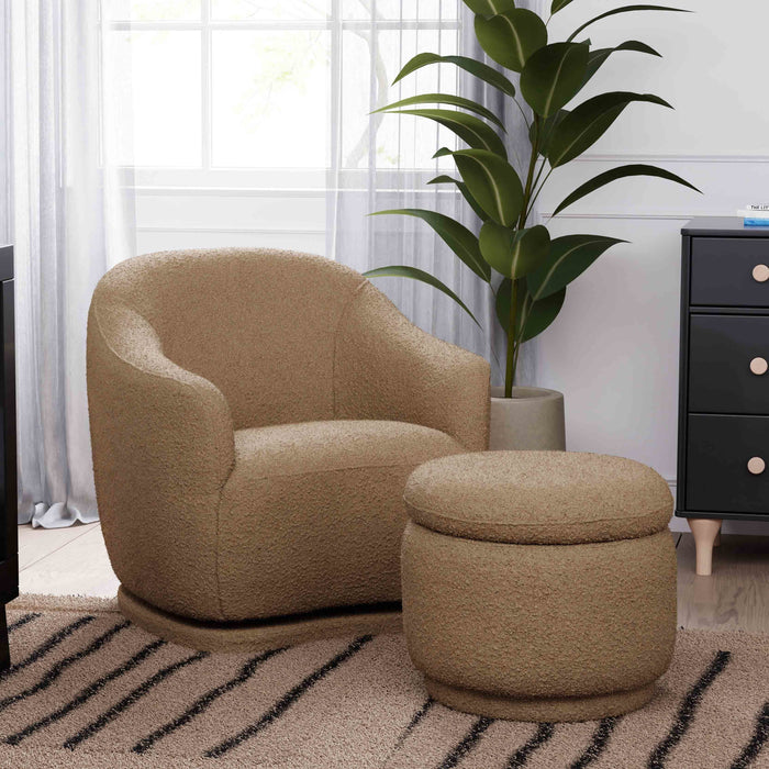 Babyletto Foy Glider in Boucle