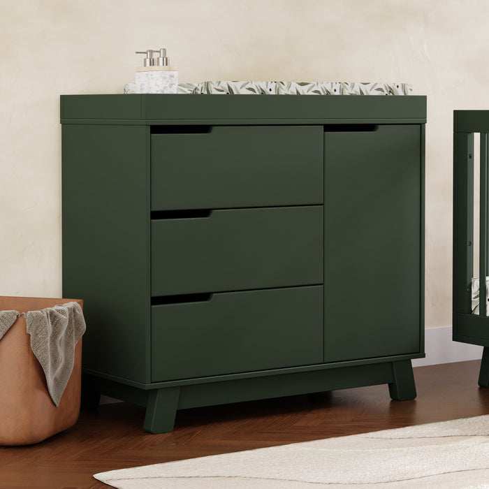 Babyletto Hudson 3-Drawer Changer Dresser with Removable Changing Tray - Nature Baby Outfitter