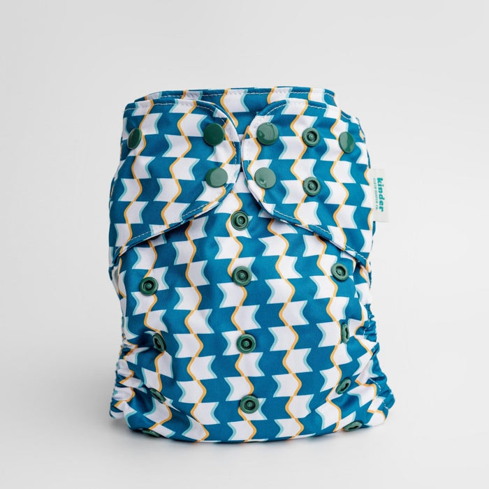 Abstract: Essentials Pocket Cloth Diaper with Athletic Wicking Jersey, Grows with your Baby