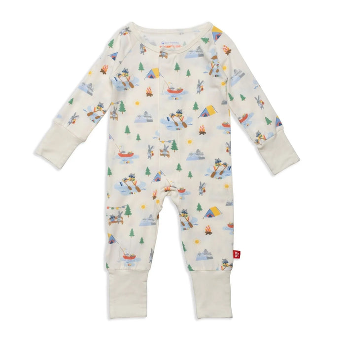 Lake You A Lot Modal Magnetic Grow with Me Convertible Romper/Sleeper