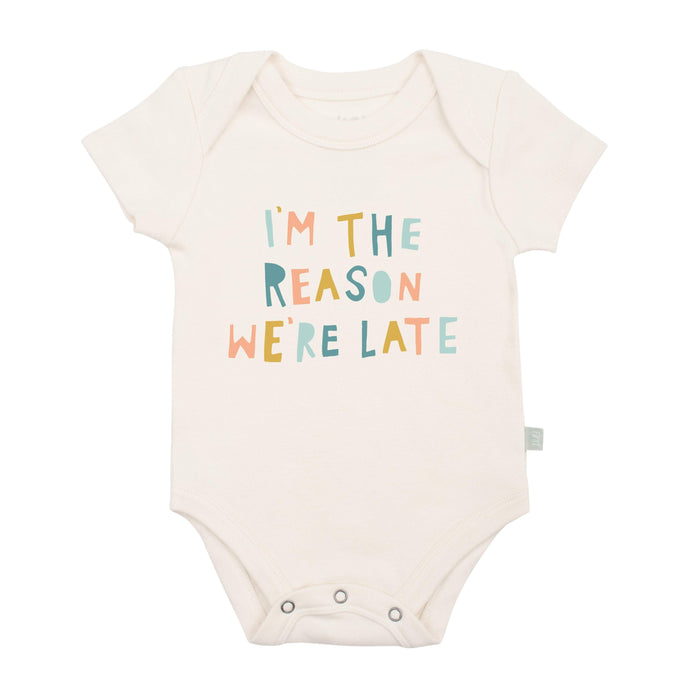 graphic bodysuit | reason we are late