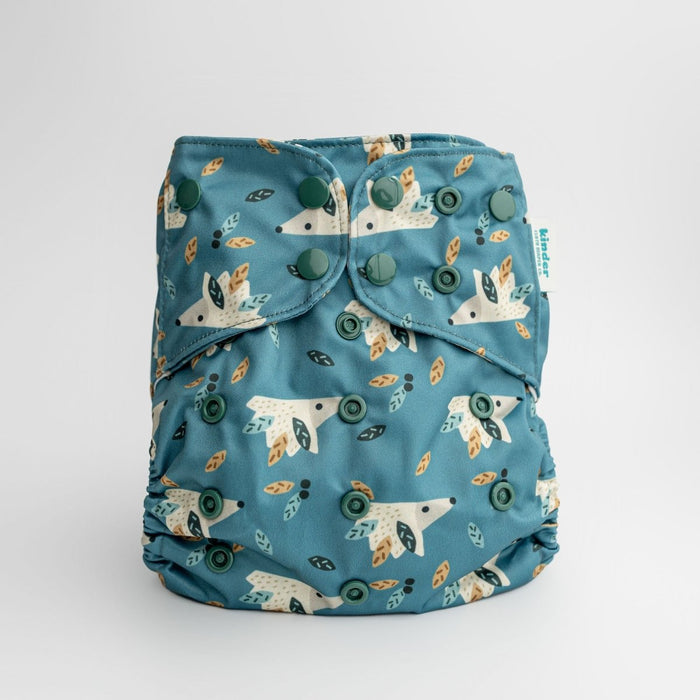Animals and Insects: Essentials Pocket Cloth Diaper with Athletic Wicking Jersey, Grows with your Baby
