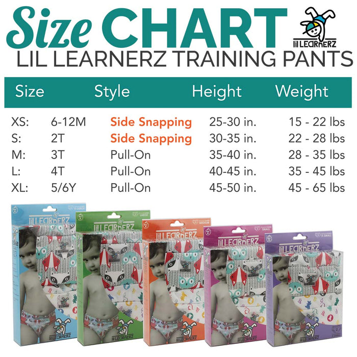 Lil Learnerz Training Pants (2pk) - Lily