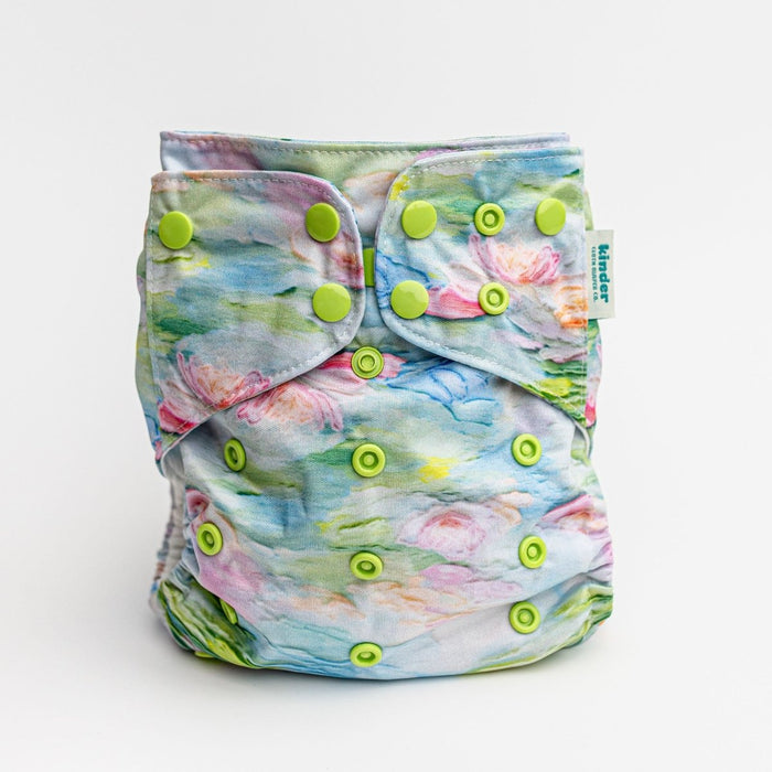 Nature: Essentials Pocket Cloth Diaper with Athletic Wicking Jersey, Grows with your Baby
