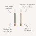 Linen Pacifier Clip 2-Pack - Nature Baby Outfitter