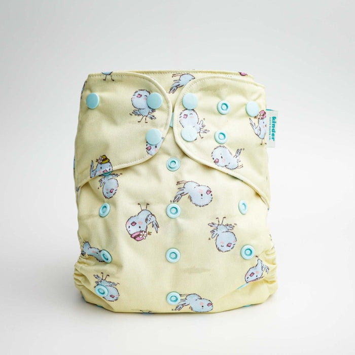 Animals and Insects: Essentials Pocket Cloth Diaper with Athletic Wicking Jersey, Grows with your Baby