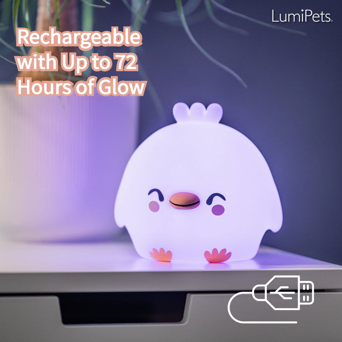 LumiPets® Clara the Chicken- Children's Touch Night Light - Nature Baby Outfitter