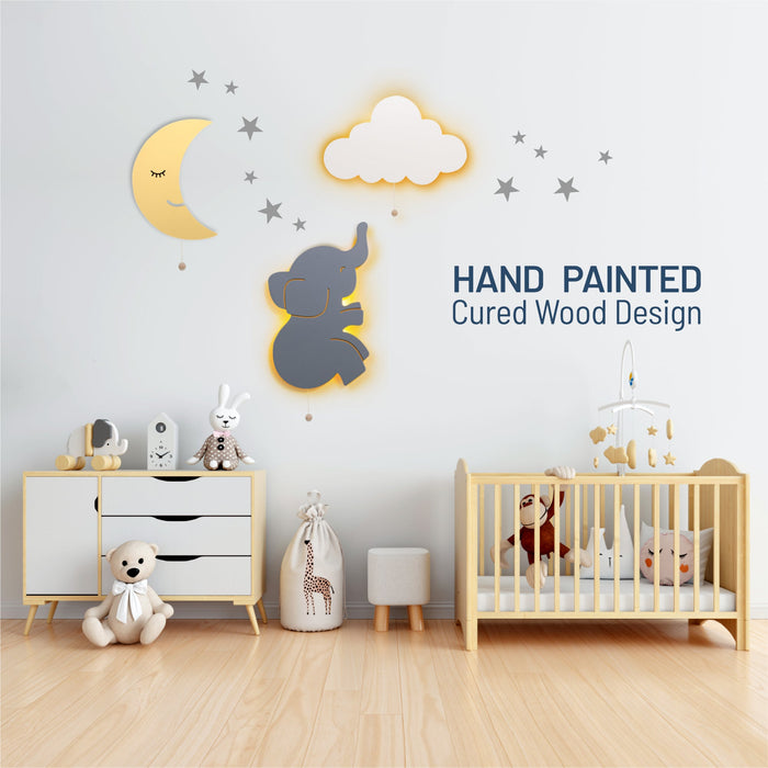 LumiDreams Wall Light - Kid's Decor Nightlight Cloud - Nature Baby Outfitter