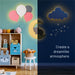 LumiDreams Wall Light - Kid's Decor Nightlight Elephant on Moon - Nature Baby Outfitter