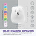 LumiPets® Bella the Bear- Children's Touch Night Light Junior - Nature Baby Outfitter