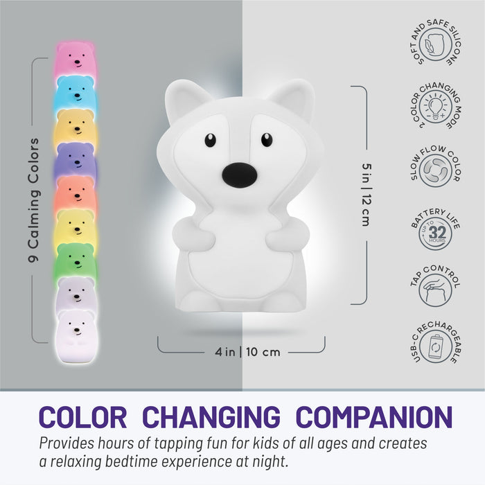 LumiPets® Felix the Fox- Children's Touch Night Light Junior - Nature Baby Outfitter