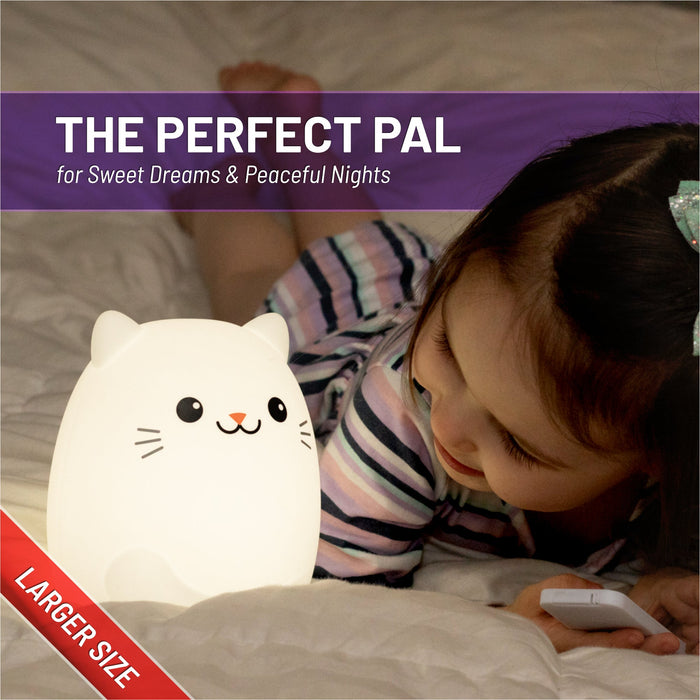 LumiPets® Clive the Cat- Children's Touch Night Light - Nature Baby Outfitter