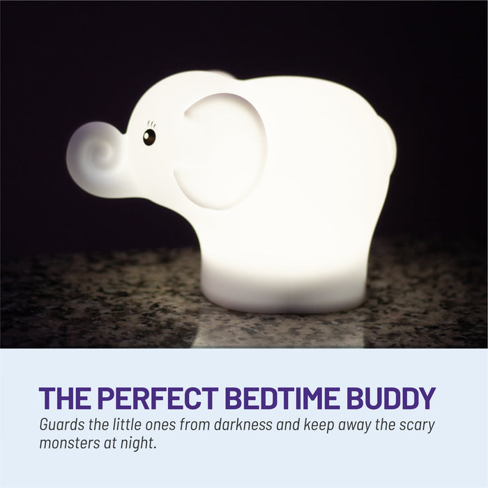 LumiPets® Eggbert the Elephant- Children's Touch Night Light - Nature Baby Outfitter