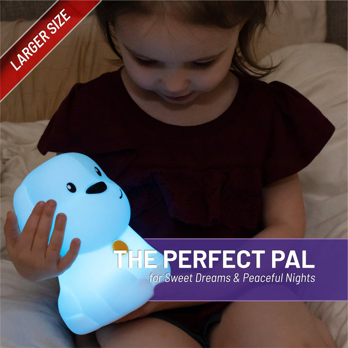 LumiPets® Pepper the Puppy- Children's Touch Night Light - Nature Baby Outfitter