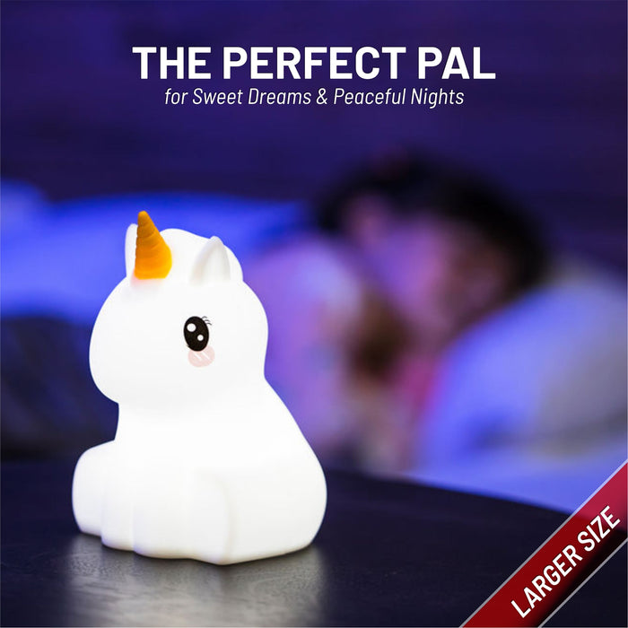 LumiPets® Unicorn - Children's Nursery Touch Night Light - Nature Baby Outfitter