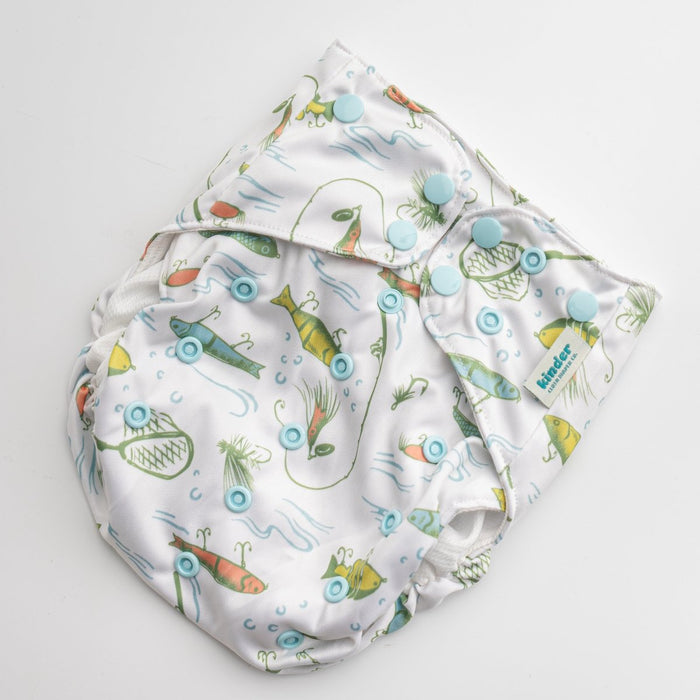 Reusable Swim Diapers with Athletic Wicking Jersey (7-60lbs)