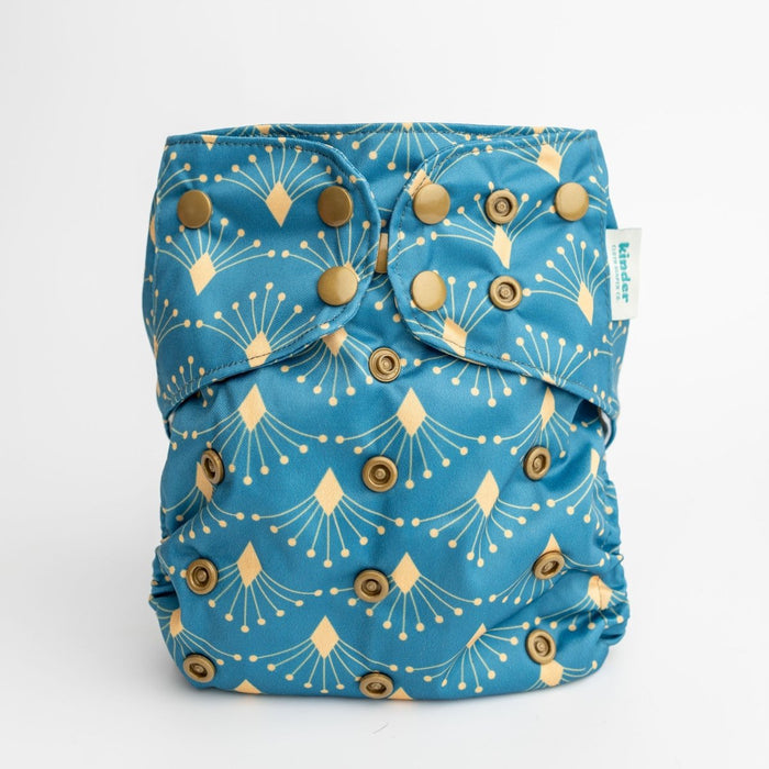 Abstract: Essentials Pocket Cloth Diaper with Athletic Wicking Jersey, Grows with your Baby