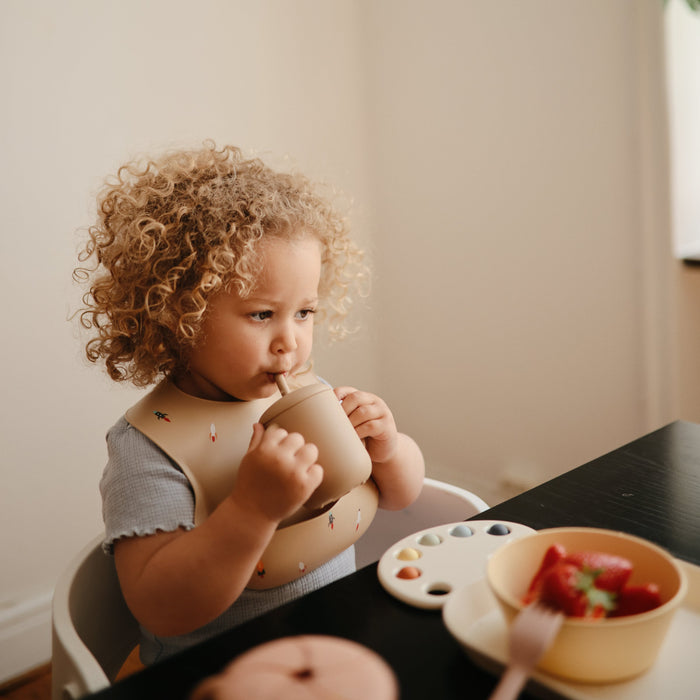 Silicone Training Cup + Straw - Nature Baby Outfitter