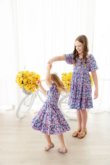 Darling Daisies Smocked Ruffle Dress