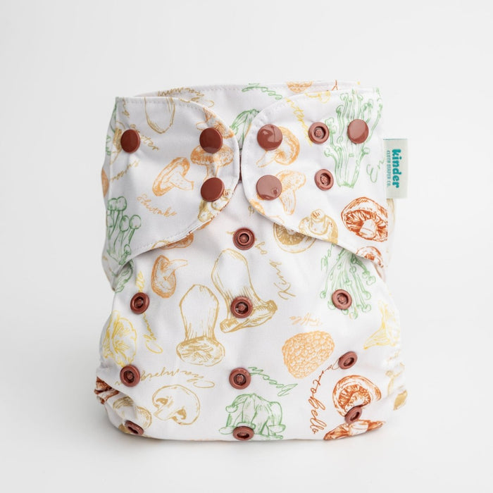Nature: Essentials Pocket Cloth Diaper with Athletic Wicking Jersey, Grows with your Baby