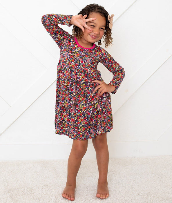 Midnight Petals Dress