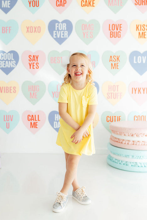 Yellow T-Shirt Dress