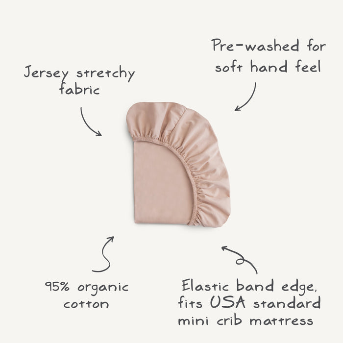 Stretchy MINI Crib Sheet - Nature Baby Outfitter