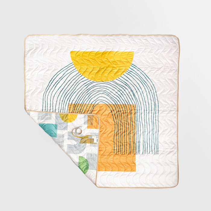 Anywhere Adventure Play Mat, Featuring Quilted Wipeable Machine Washable Fabric