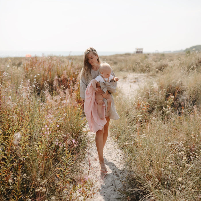 Organic Cotton Muslin Swaddle Blanket - Nature Baby Outfitter