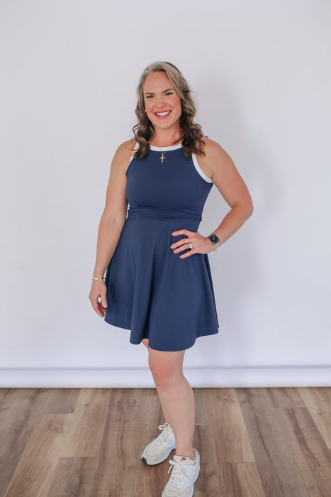 The Courtside Nursing Tennis Dress – Breastfeeding Friendly - Nature Baby Outfitter