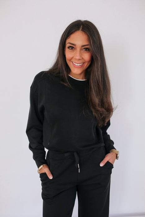 Luxe Nursing Lounge Crewneck - Nature Baby Outfitter