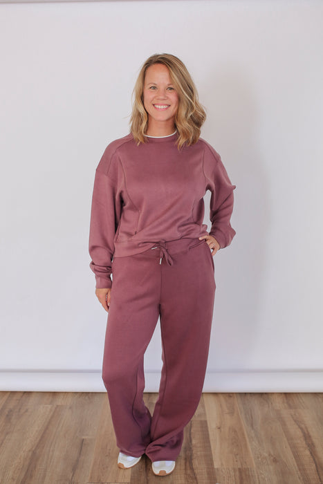 Luxe Nursing Lounge Crewneck - Nature Baby Outfitter