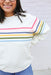 Six Stripe Invisible Zip Breastfeeding Sweatshirt - Nature Baby Outfitter