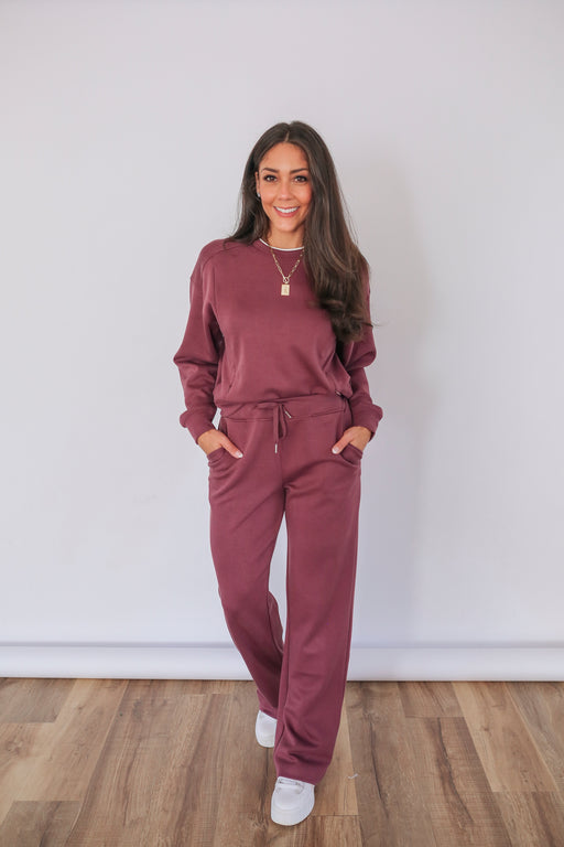 Luxe Nursing Lounge Crewneck - Nature Baby Outfitter