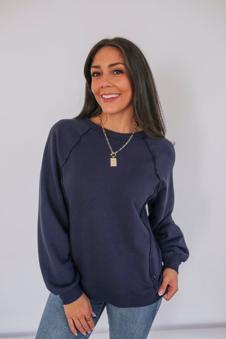 Big Hug Vertical Zip Breastfeeding Crewneck - Nature Baby Outfitter