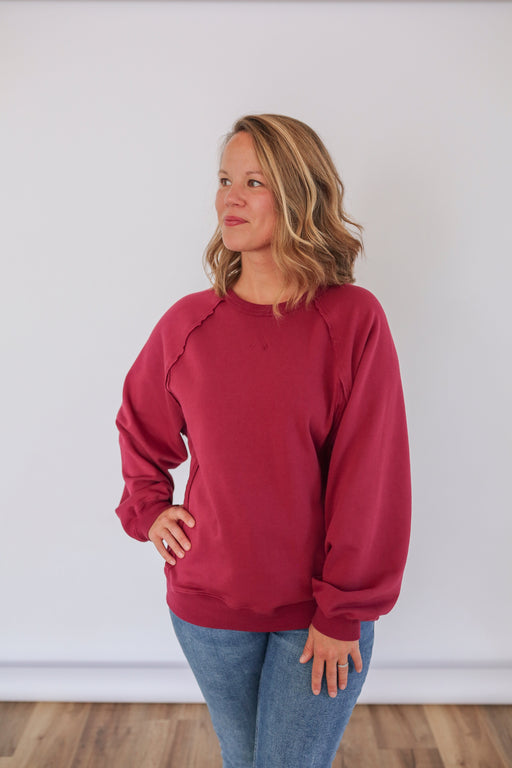 Big Hug Vertical Zip Breastfeeding Crewneck - Nature Baby Outfitter