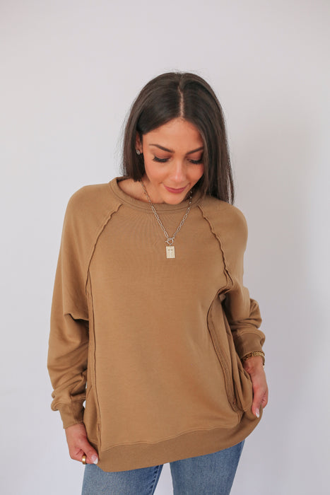 Big Hug Vertical Zip Breastfeeding Crewneck - Nature Baby Outfitter