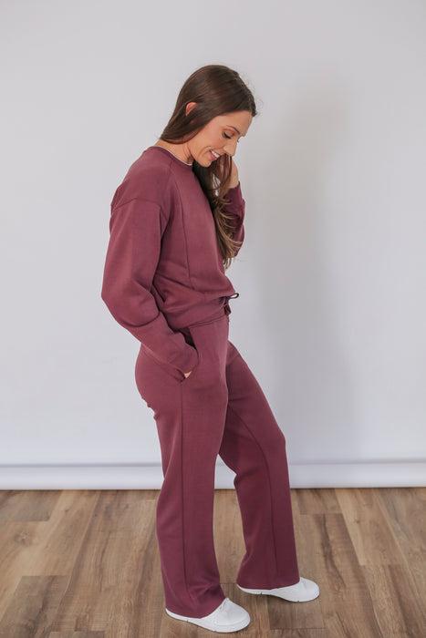 Luxe Nursing Lounge Crewneck - Nature Baby Outfitter