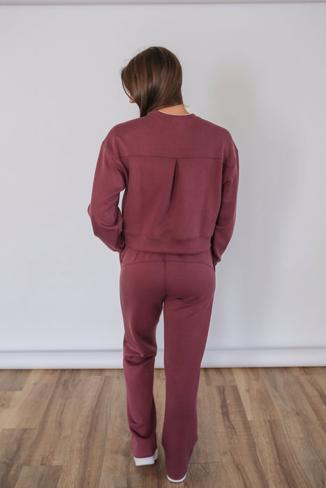 Luxe Nursing Lounge Crewneck - Nature Baby Outfitter