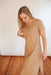 FINAL SALE Invisible Zipper Midi Breastfeeding T-Shirt Dress - Nature Baby Outfitter