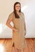 FINAL SALE Invisible Zipper Midi Breastfeeding T-Shirt Dress - Nature Baby Outfitter