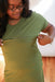 FINAL SALE Invisible Zipper Midi Breastfeeding T-Shirt Dress - Nature Baby Outfitter