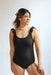 Ribbed One Piece Tie Shoulder Breastfeeding Swimsuit - Nature Baby Outfitter