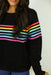 Six Stripe Invisible Zip Breastfeeding Sweatshirt - Nature Baby Outfitter