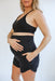 Maternity Athletic Shorts - Black - Nature Baby Outfitter