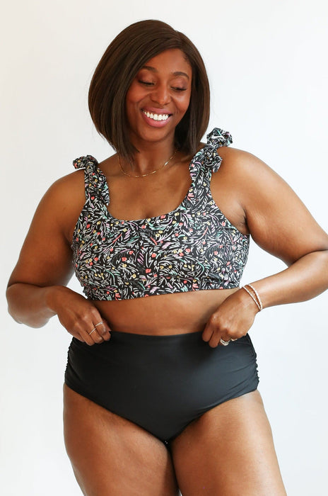 Tie Shoulder Breastfeeding Bikini Swimsuit Top - Nature Baby Outfitter