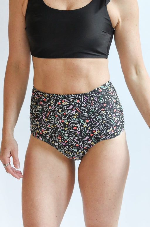 Moderate Coverage High Waist Bikini Bottoms - Nature Baby Outfitter